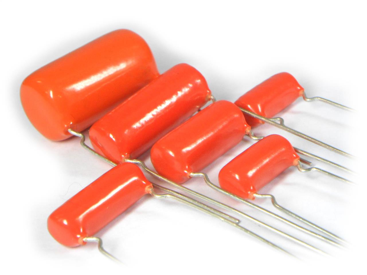 Capacitores de Poliéster Metalizado - Capacitor Poliéster Orange Drop 0.0033uF 600V