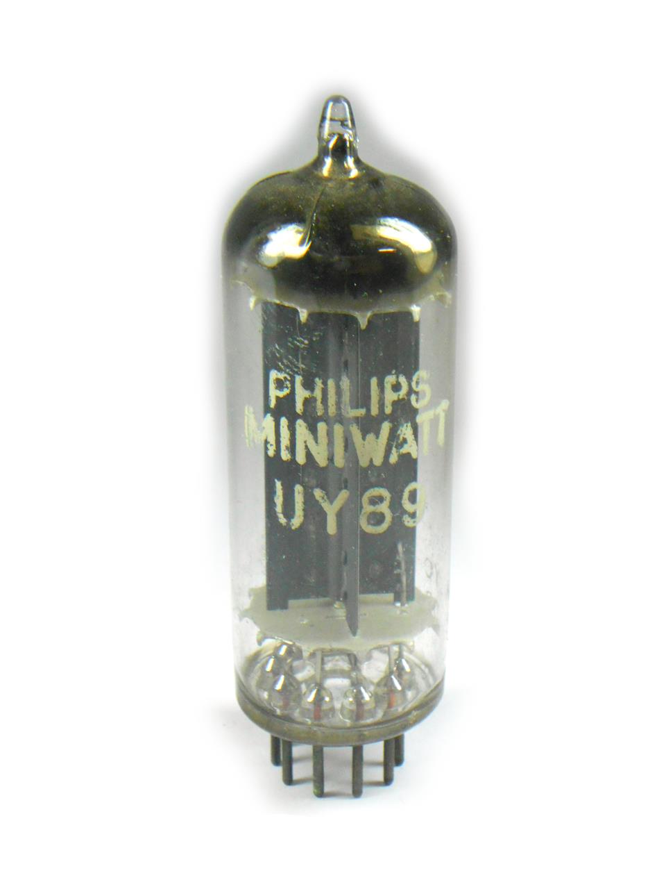 Válvulas Diodo Retificadores de Meia Onda com base miniatura de 9 pinos - Válvula UY89 Miniwatt