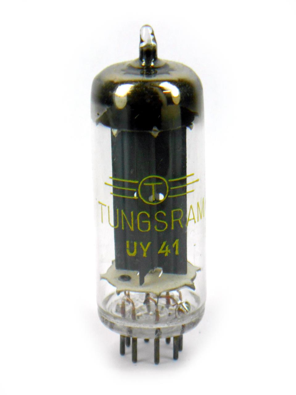 Válvulas diodo retificadores de meia onda com base Rimlock - Válvula UY41 UY42 Tungsram