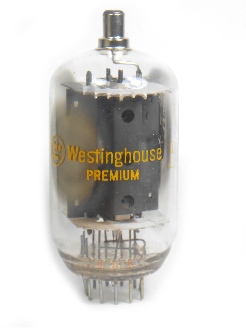 Válvulas pentodos de baixa potência para transmissores com soquete compactron de 12 pinos - Válvula 6JZ6 Westinghouse