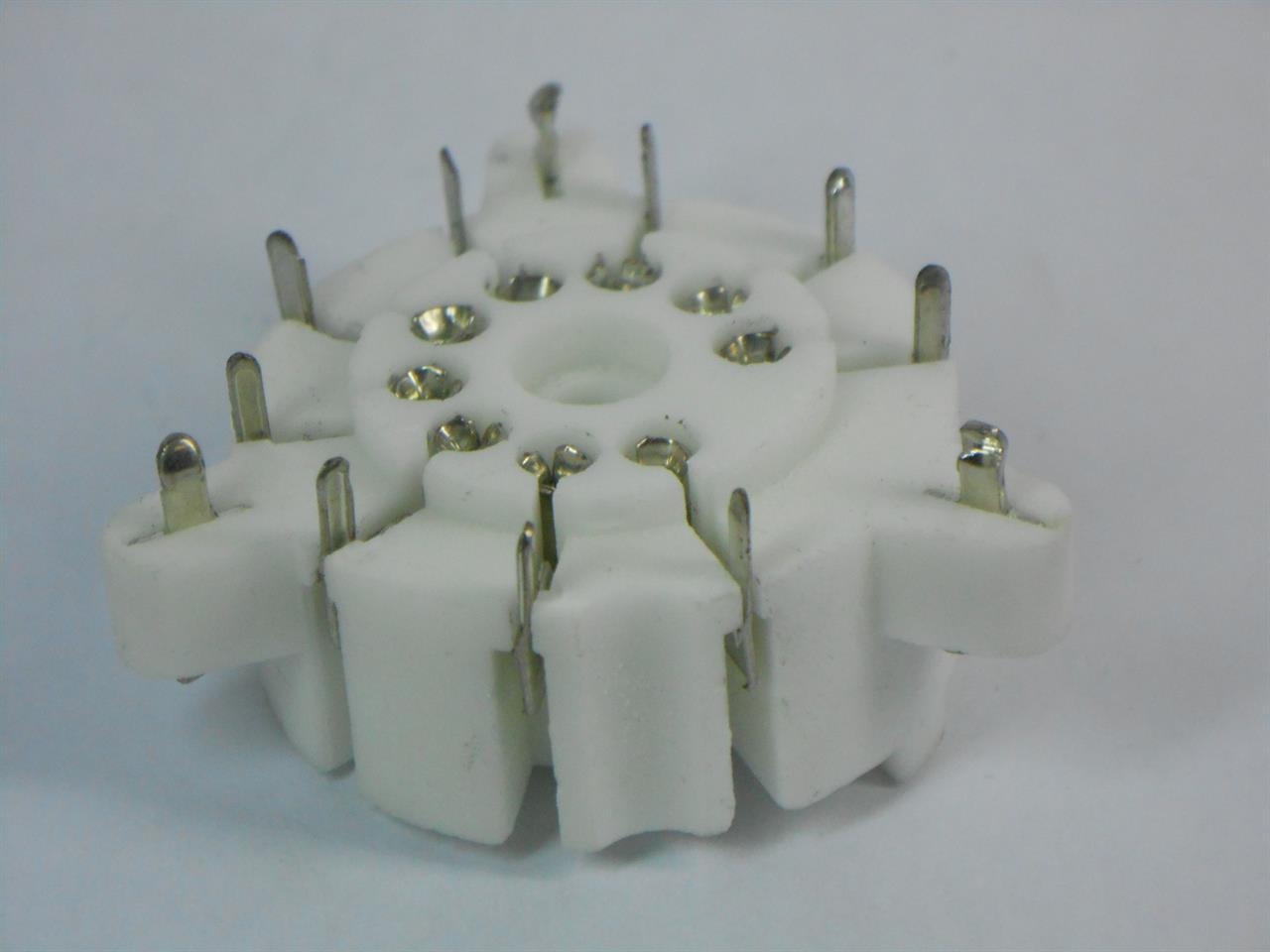 Soquetes miniatura para válvulas de 9 Pinos noval - Soquete 9 pinos TUS9PC9C