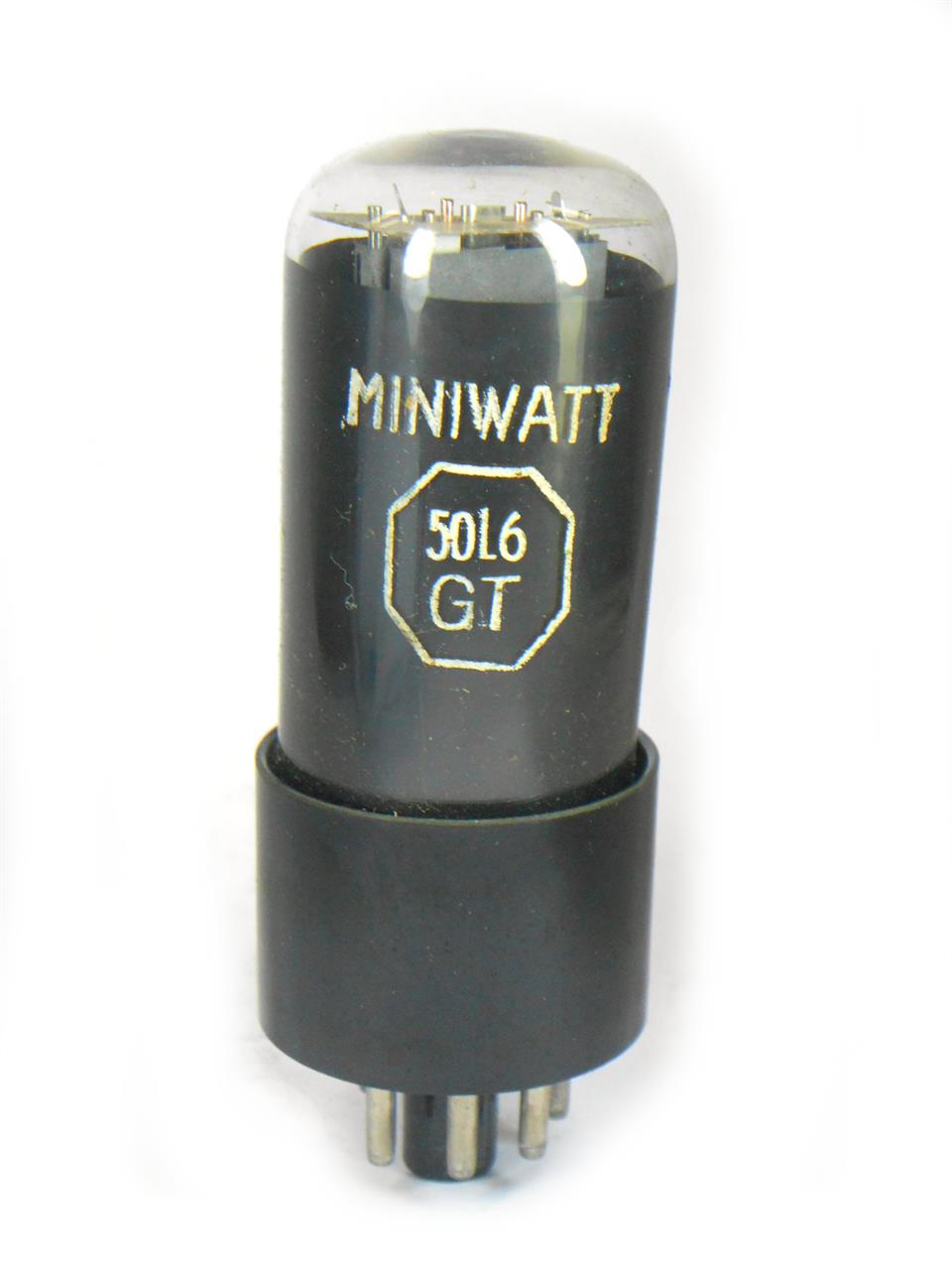 Válvulas pentodos de saída para rádios valvulados rabo-quente - Válvula 50L6GT Miniwatt